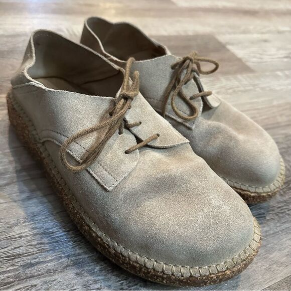 BIRKENSTOCK Oxford Shoe Women 9 Gary Suede Leather Ginger Convertible - Picture 1 of 13